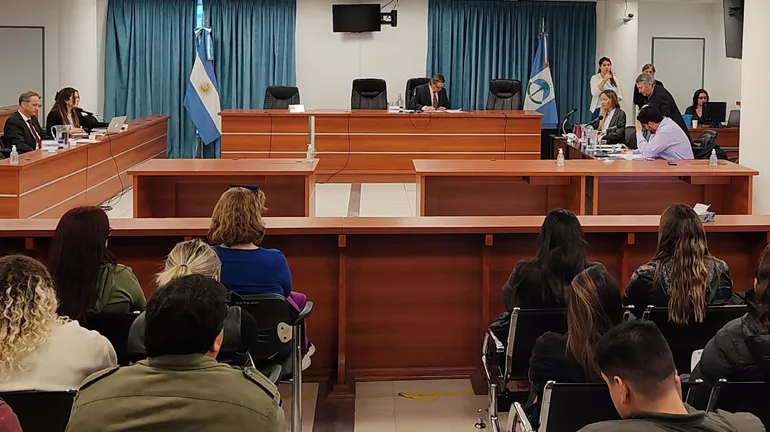 El jurado popular está compuesto por doce vecinos de Neuquén. Son seis hombres y seis mujeres. Además hay cuatro suplentes. El jurado popular está compuesto por doce vecinos de Neuquén. Son seis hombres y seis mujeres. Además hay cuatro suplentes.