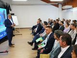 El gobernador presentando el presupuesto.&nbsp;