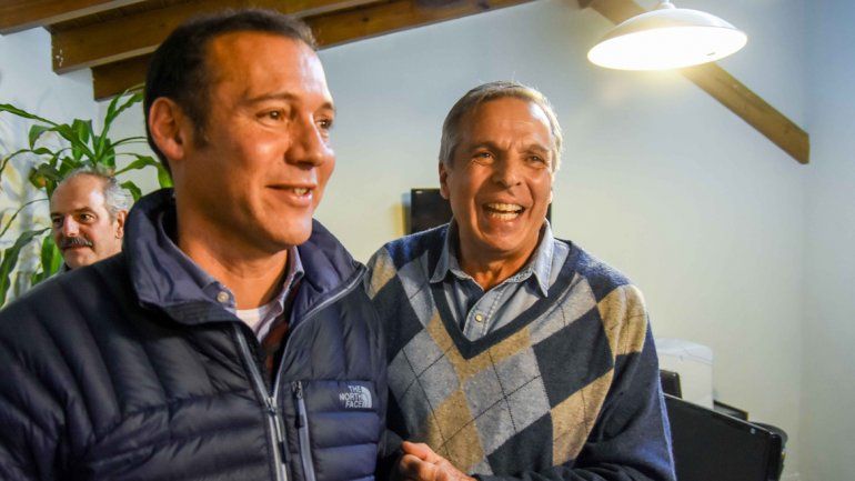 Gutiérrez junto al ex gobernador Jorge Sapag