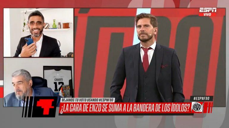 El audio de Enzo Pérez en el programa F90 de ESPN.