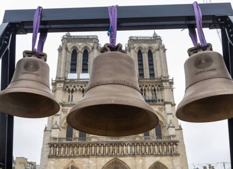 Notre Dame de festejo: vuelven a sonar sus campanas desde 2019 y la Catedral prepara su reapertura