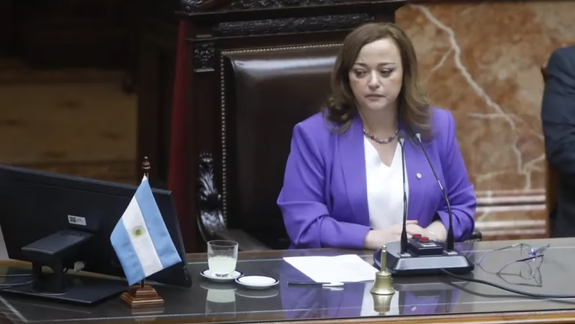 La presidenta de la Cámara de Diputados