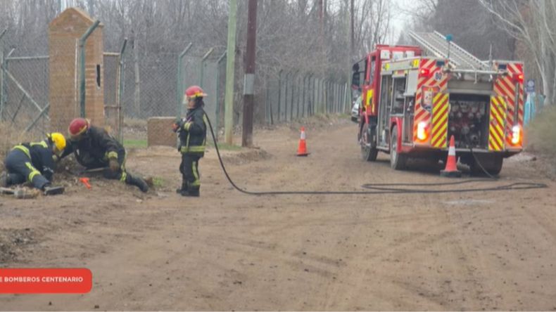 Susto en una escuela de Centenario: un camión chocó un nicho de gas y obligó a evacuar. | LM Neuquen Susto en una escuela de Centenario: un camión chocó un nicho de gas y obligó a evacuar.