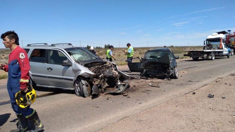 Ruta 17: un choque frontal dejó como saldo a una mujer con heridas de gravedad