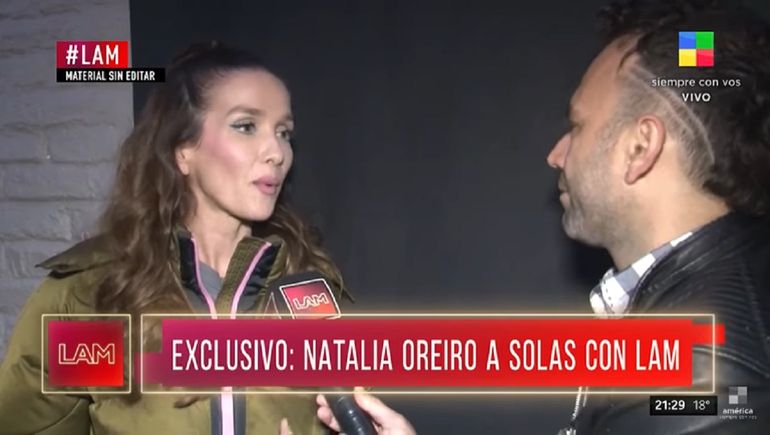 Natalia Oreiro sobre el rating: Preferiría no competir con Tinelli