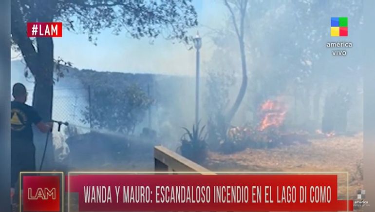 Wanda Nara y Mauro Icardi quemaron todos sus muebles