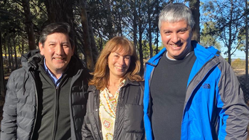 Sandro Badilla, Liliana Murisi y Nicolás Di Fonzo