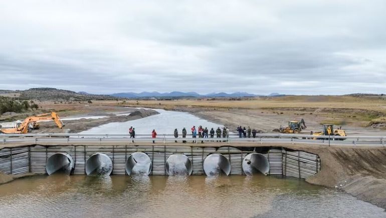 El paso internacional fue rehabilitado tras una importante obra realizada por Vialidad Provincial de Tierra del Fuego.