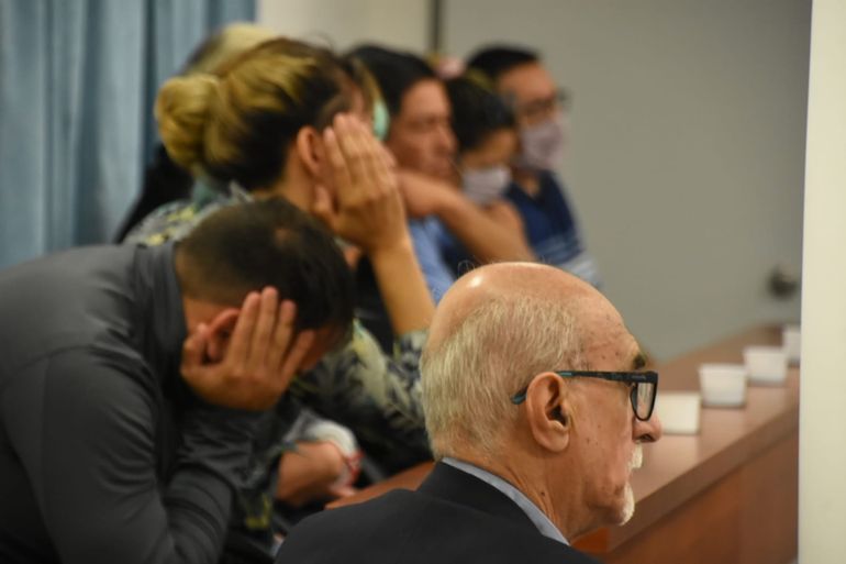 Los imputados por la causa de los planes sociales y el ex funcionario Ricardo Soiza. Los imputados por la causa de los planes sociales y el ex funcionario Ricardo Soiza.