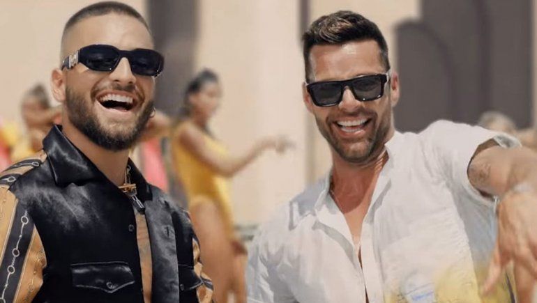 Maluma y Ricky Martin estrenaron No se me quita