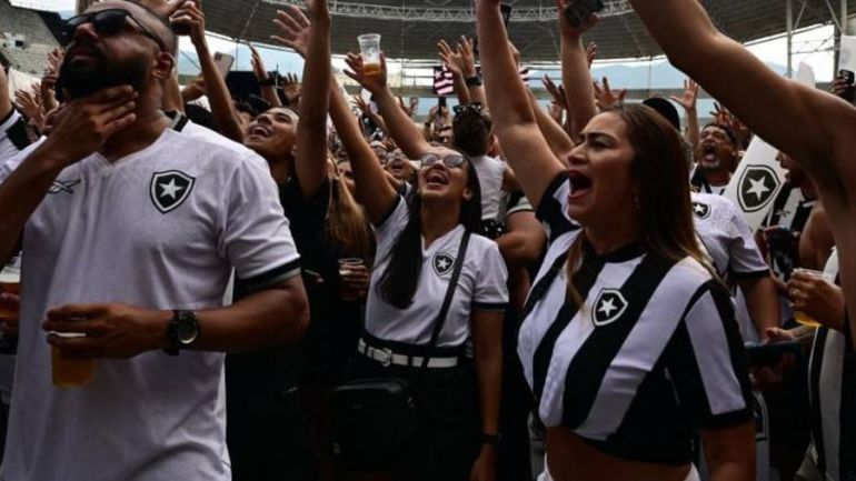 Los hinchas del Botafogo celebraron su primera Copa Libertadores Los hinchas del Botafogo celebraron su primera Copa Libertadores