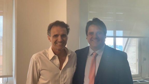 Mariano Gaido se reunió en Capital Federal con el ministro de Obras Públicas.