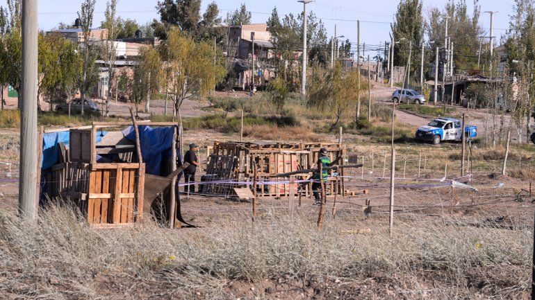 Las primeras familias se instalaron en el predio el sábado pasado.