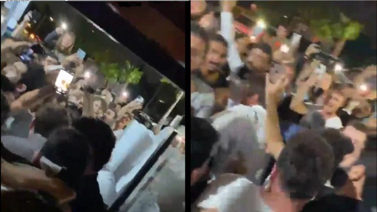 Lo vuelven loco: Messi fue al café de los Montaner y no lo dejaban salir
