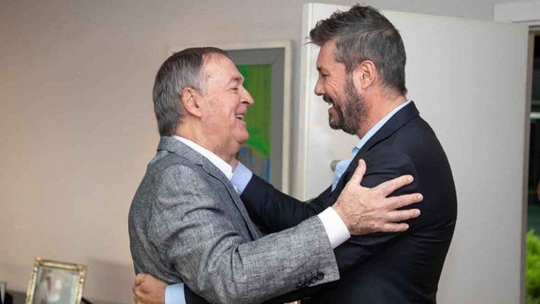 Tinelli sigue con reuniones políticas: ahora fue el turno de Schiaretti