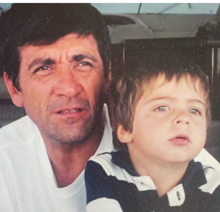 Rocco junto a su padre, el empresario Marcos Gastaldi. Rocco junto a su padre, el empresario Marcos Gastaldi.