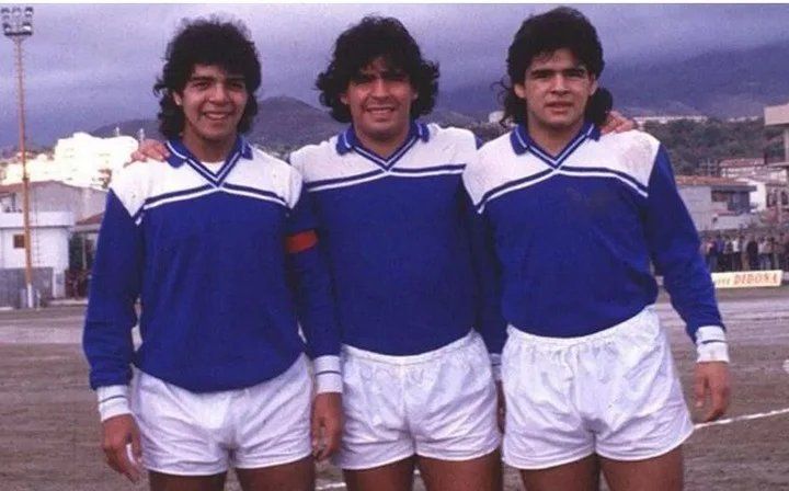 Hugo junto a Diego y a Lalo