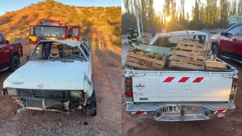 Los bomberos despejaron la calzada. (Foto: Centenario Digital) Los bomberos despejaron la calzada. (Foto: Centenario Digital)