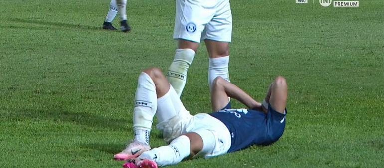 Ramis sufrió una fractura en el partido entre Independiente Rivadavia y Racing.