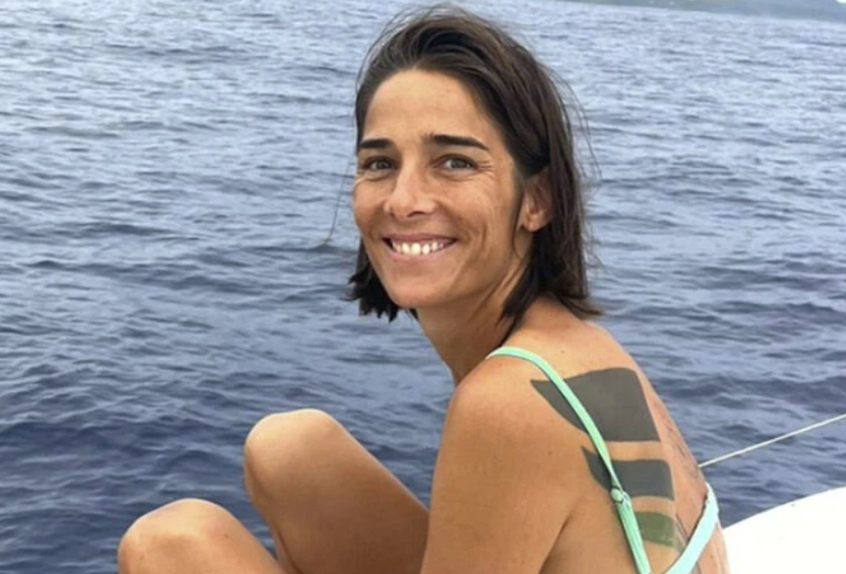 Por qué Juana Viale se grabó gritando en el medio del océano