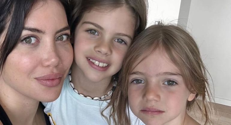 Las fotos de Wanda Nara y sus hijas de vacaciones en México