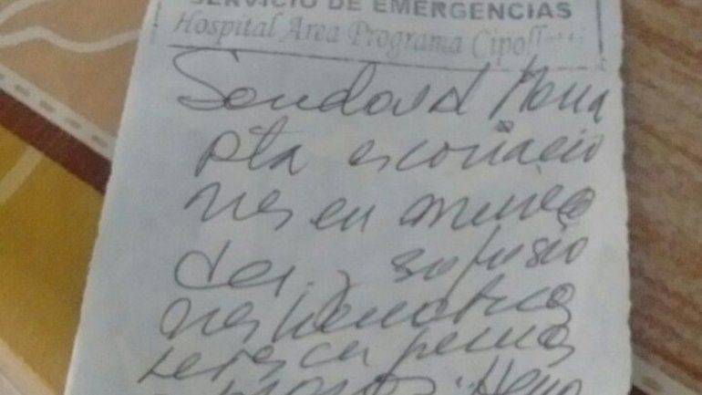 Las lesiones fueron certificadas en el hospital de Cipolletti.