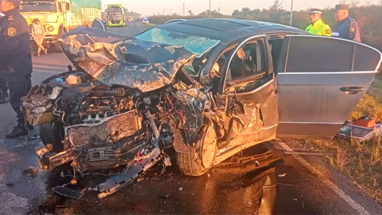 Cuatro muertos en un brutal accidente en Entre Ríos