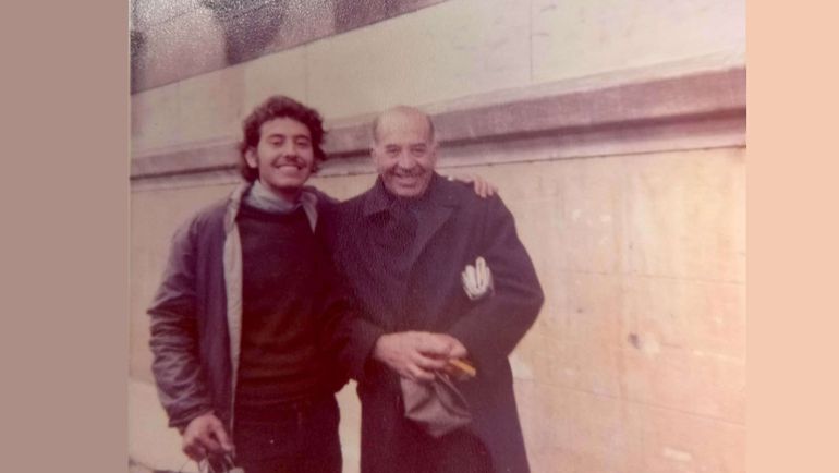 La última foto de Enrique y Felipe Sapag, en Buenos Aires, antes de la tragedia (Archivo familiar) La última foto de Enrique y Felipe Sapag, en Buenos Aires, antes de la tragedia (Archivo familiar)