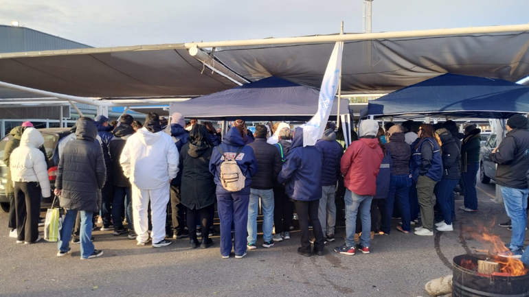 Las protestas por los despidos en el Chango Más también tuvieron lugar en la región. Las protestas por los despidos en el Chango Más también tuvieron lugar en la región.