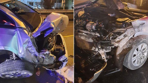 Fuerte choque en la intersección de la Ruta 22 y la calle Linares.