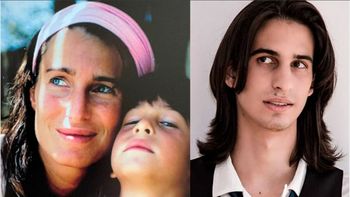 Romina Yan y su hijo Franco. Romina Yan y su hijo Franco.