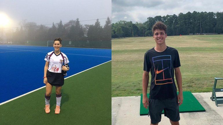 Dos deportistas cipoleños viviendo en el exterior en plena pandemia