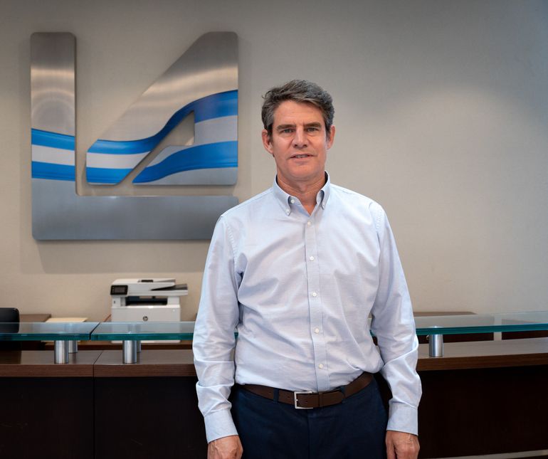 Nicolás Braun, gerente general de La Anónima. Nicolás Braun, gerente general de La Anónima.