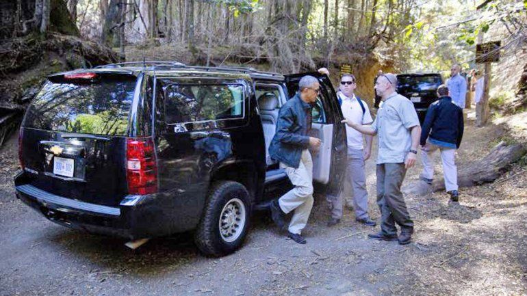 Obama y su familia descansaron en la ciudad cordillerana. Macri también viajó hasta el lugar para despedir al mandatario norteamericano.