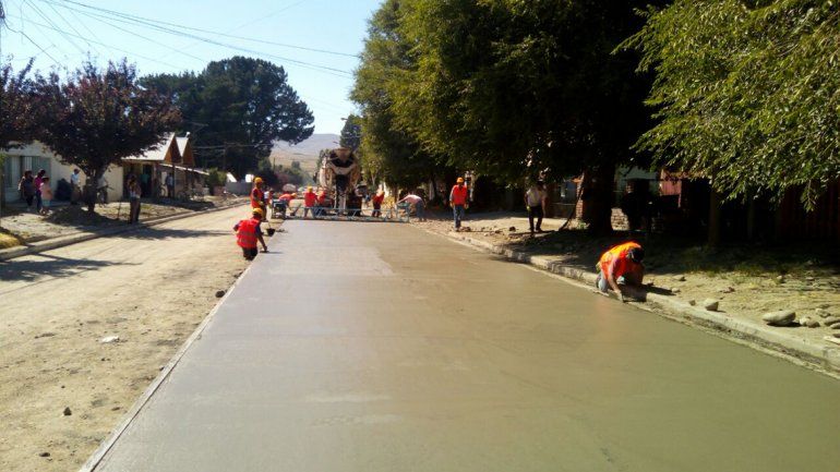 Comenzó la obra de pavimentación en Junín de los Andes