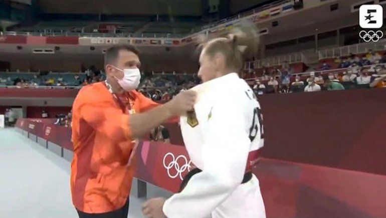 La polémica arenga de un entrenador a su judoca