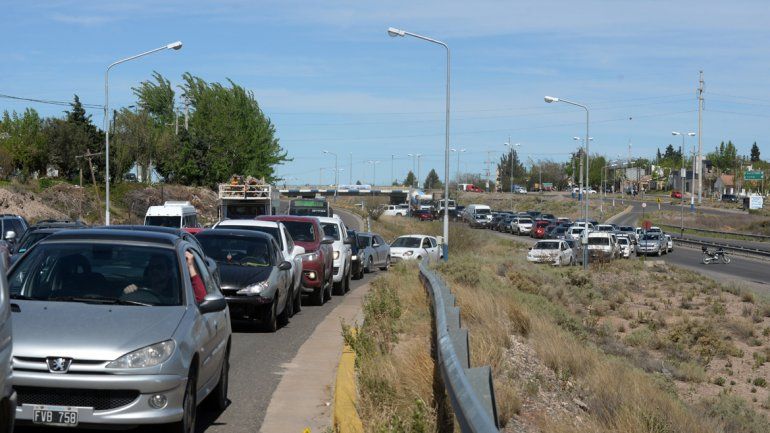 La Ruta 7 tiene graves problemas de congestionamiento.