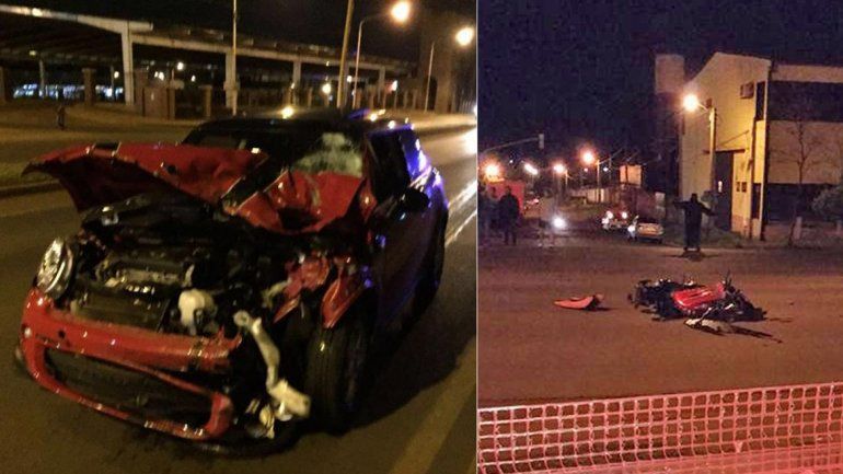 Así quedó el Mini Cooper que le regalaron a la adolescente. ¿El padre de la menor será el responsable civil?