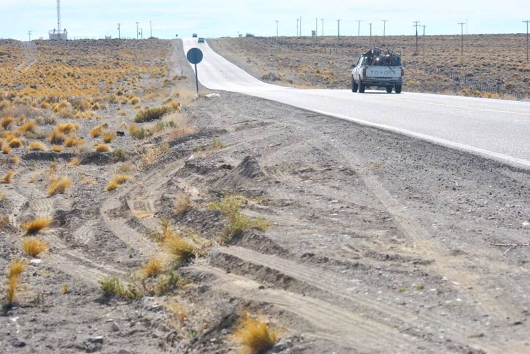 El vuelco ocurrió a la altura del sector que es conocido como La Antena.