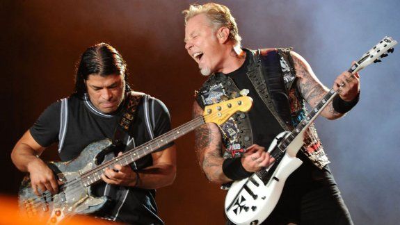 James Hetfield y Robert Trujillo serían, junto a sus compañeros equipo, el plato fuerte del Lollapalooza 2017 en San Isidro.