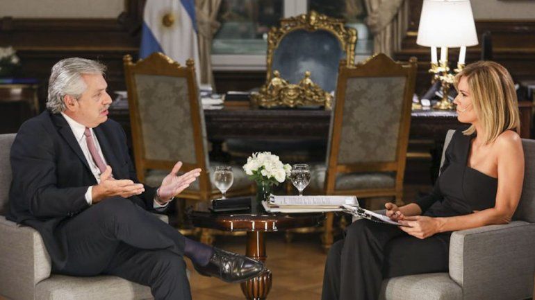 Alberto Fernández con Canosa: El paro del campo no tiene explicación