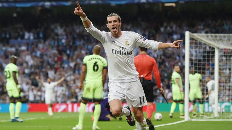 El festejo por el gol de Bale que metió al Real en una nueva definición.&nbsp;