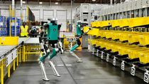 Con la incorporación de robos, Amazon busca automatizar el 75% por sus operaciones.  Con la incorporación de robos, Amazon busca automatizar el 75% por sus operaciones.