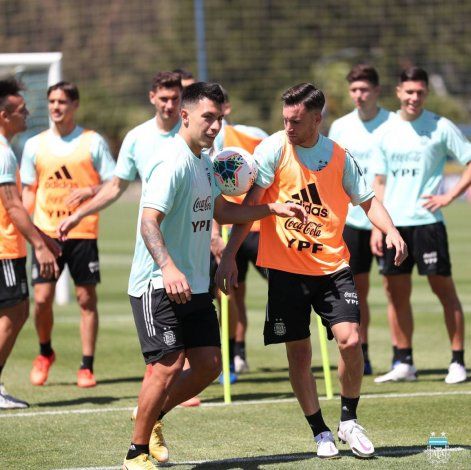 La selección de Argentina culminó este lunes sus entrenamientos para el próximo juego de las Eliminatorias Qatar 2022