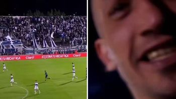 un hincha agarro la camara de una transmision y se enfoco en medio del partido: el insolito video un hincha agarro la camara de una transmision y se enfoco en medio del partido: el insolito video