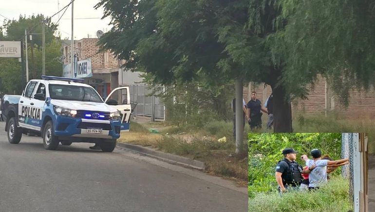 Pareja demorada luego de robar en una panadería en el casco Viejo de Centenario. 