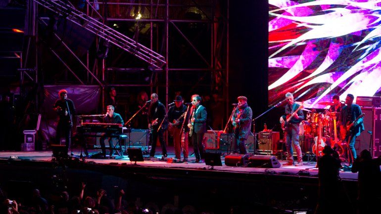 Andrés Calamaro reunió a Los Abuelos de la Nada en el Personal Fest