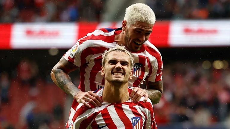 La broma que hizo De Paul junto a Griezmann en el Atlético de Madrid