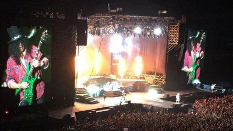 Intacto. Slash desarrolló un sonido contundente y preciso