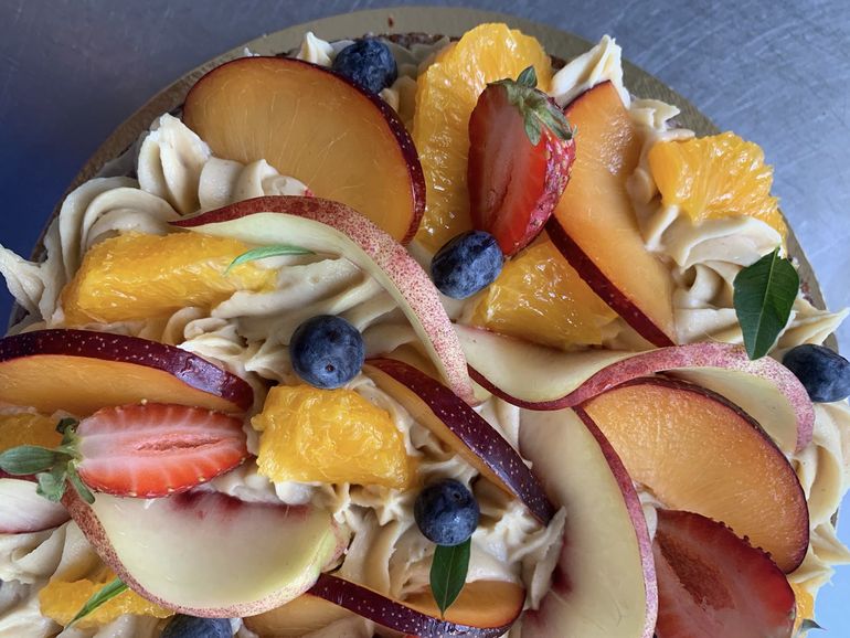 Pastelería vegana de alto vuelo en Neuquén